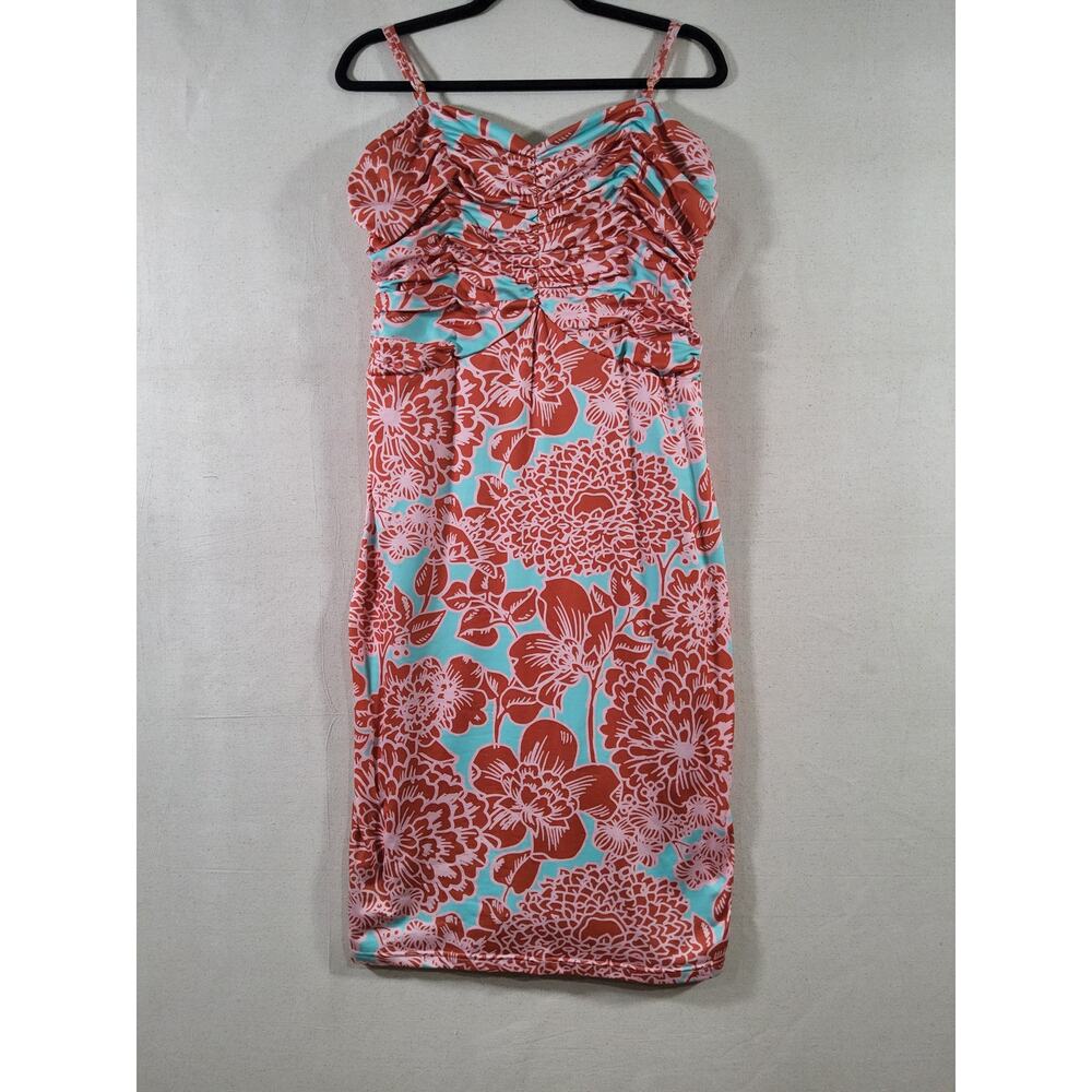 Hutch Floral Ruched Bodycon Dress Medium